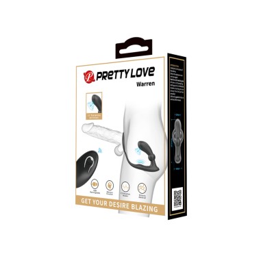 Pretty Love - Warren - Plug anal vibrant avec...