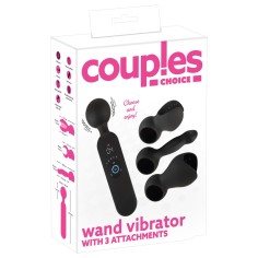 Coup!e choice - Wand Vibrator avec 3 embouts