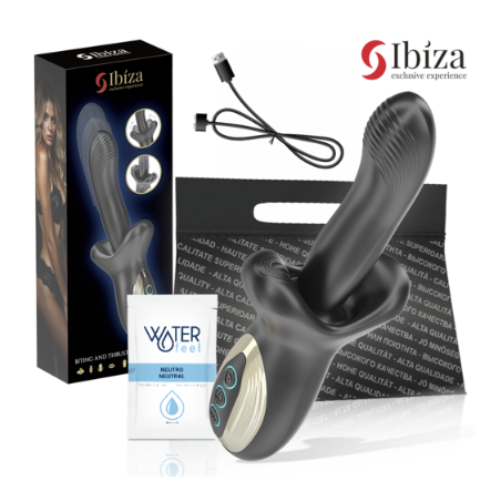 Ibiza - Vibromasseur puissant avec va et vient, morsure et vibrations