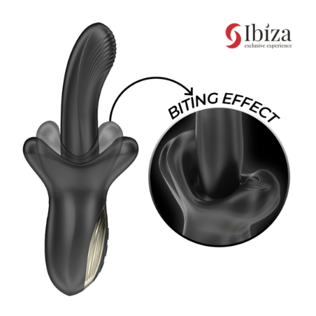 Ibiza - Vibromasseur puissant avec va et vient, morsure et vibrations