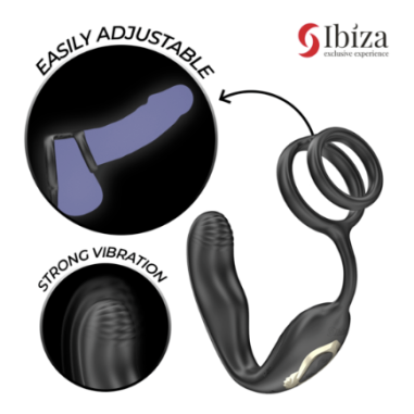 Ibiza - Wiggle - Plug anal rotatif télécommandé...