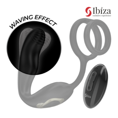 Ibiza - Wiggle - Plug anal rotatif télécommandé...