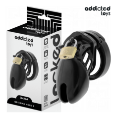 Samourai - Cage de chasteté -  11 x 5.5 cm - Noir