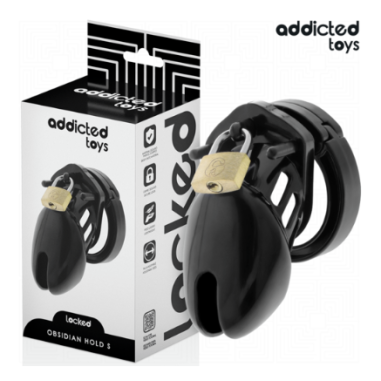 Samourai - Cage de chasteté -  11 x 5.5 cm - Noir