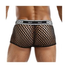 Boxer - sexy PEEP NET Noir 2