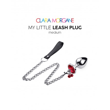 Clara Morgane - My Little Leash Plug Rouge Small
