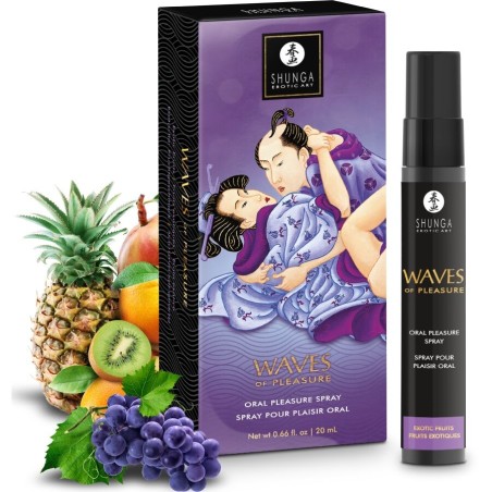 Shunga - Spray oral - Expérience intense - Fruits exotiques - 20 ml