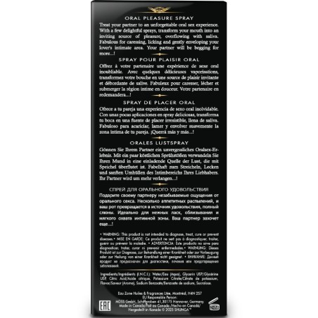 Shunga - Spray oral - Expérience intense - Fraise - 20 ml