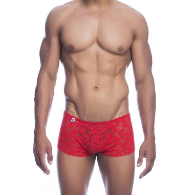 Boxer - Mob - Dentelle rouge
