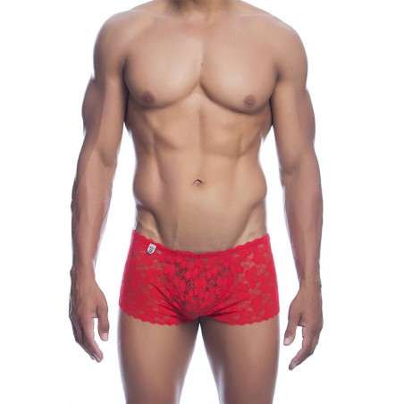 Boxer - Mob - Dentelle rouge