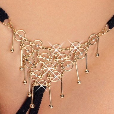 String ouvert - Cottelli - Bijou doré - Taille...