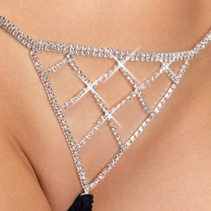 String ouvert - Cottelli lingerie - Strass - Taille unique