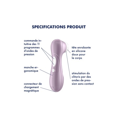 Satisfyer - Pro 2 Génération 2 - Vibrations et air pulsé
