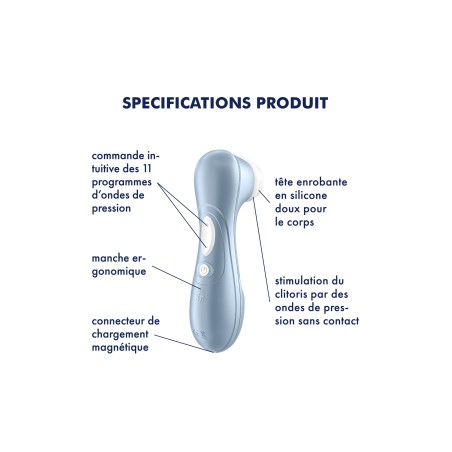 Satisfyer - Pro 2 Génération 2 - Vibrations et air pulsé