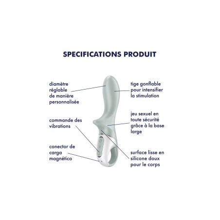 Satisfyer - Satisfyer Vibromasseur Air Pump Booty 3