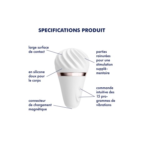 Satisfyer - Little Wand, stimulateur de clitoris par vibration