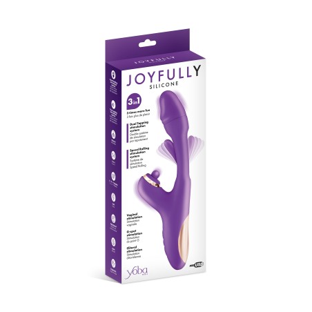 Yoba - Joyfully Vibromasseur rabbit 3-en-1 avec tapotem