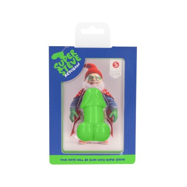 Porte-Clés Pénis Super Steve Vert