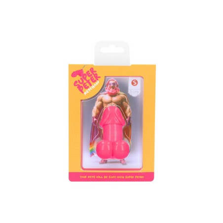 Porte-clés Pénis Super Peter Rose