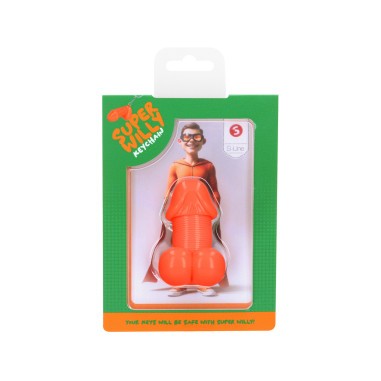 Porte-Clés Pénis Super Willy Orange