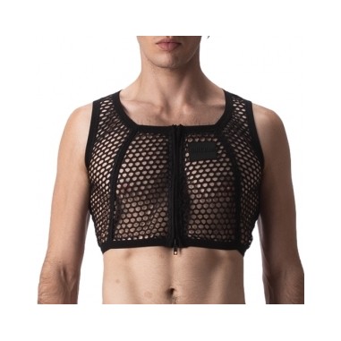 Crop Top Filet Many Noir - M