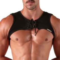 Harnais - Bondage - Lacets -Noir - M/L