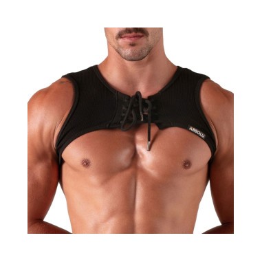 Harnais - Bondage - Lacets -Noir - M/L