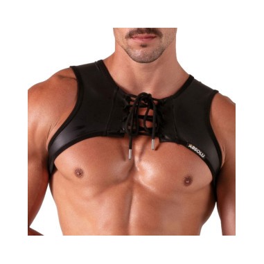Harnais - Bondage - Lacets - Noir -XS/S