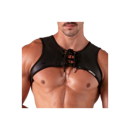 Harnais - Bondage - Lacets - Noir -XS/S