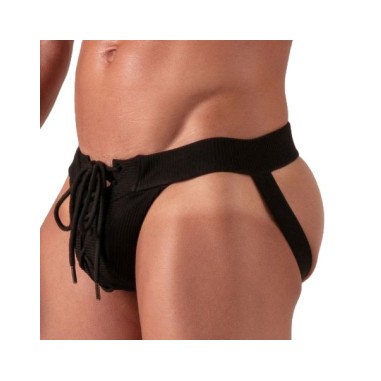 Jockstrap - Lacets - Noir - M/L