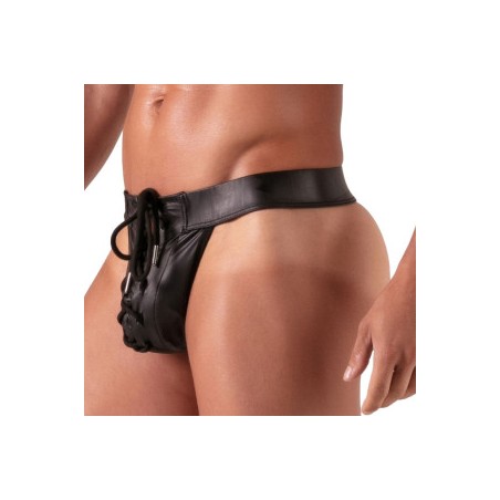 Jockstrap avec lacets Laced Noir - M/L