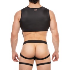 Bustier - Milos - Porte-Jarretelles - Noir - S 2