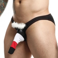 Déguisement - Slip sexy Toucan Noir - L