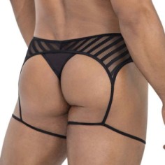 String - Hedion - Porte-Jarretelles - Noir - S/M 2