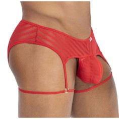 String - Hedion - Porte-jarretelles  - Rouge - L/XL