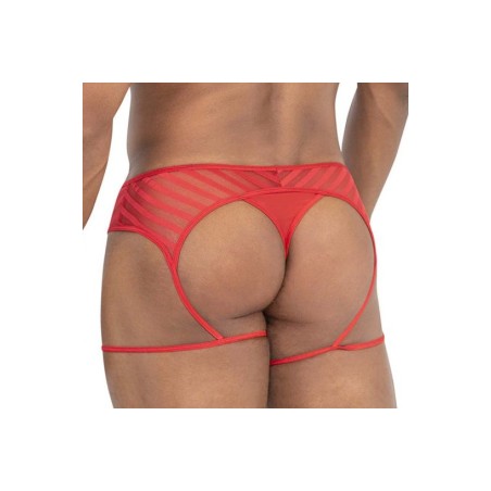 String - Hedion - Porte-jarretelles  - Rouge - L/XL
