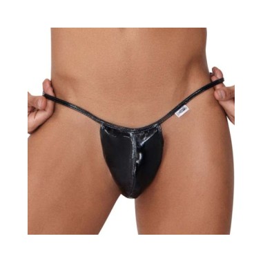 String - Benten - Effet mouillé - Noir - S/M