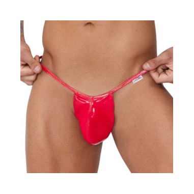 String Effet Mouillé Benten Rouge - L/XL