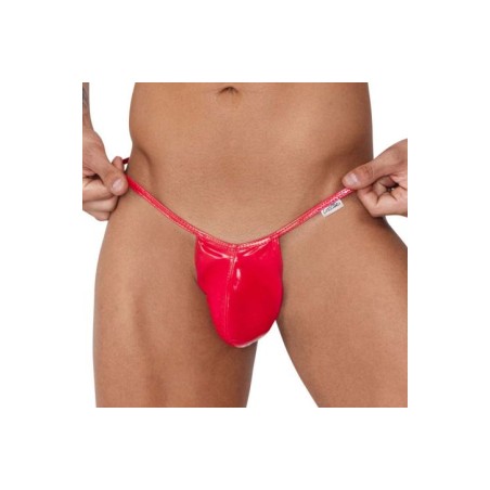 String Effet Mouillé Benten Rouge - L/XL