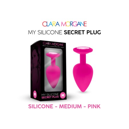 Clara Morgane - Plug M - My Silicone Secret - Rose