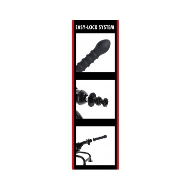 Easy-Lock - Gode - Ribbed 19 x 4cm
