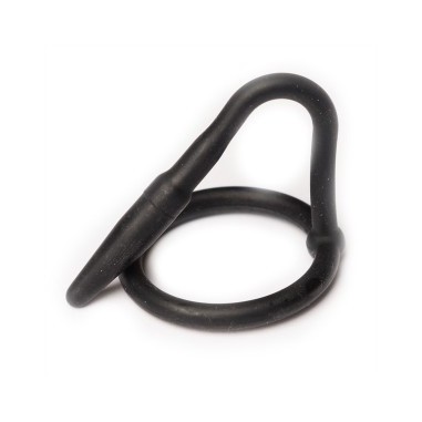 Silicone Cock Plug Penis Noir