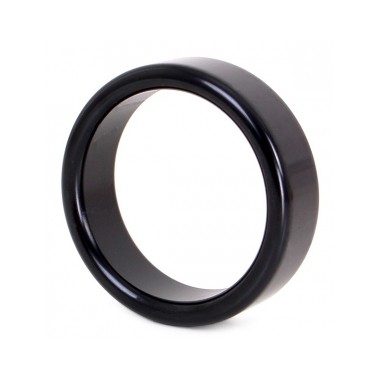 Kiotos - Cockring en aluminium - Noir