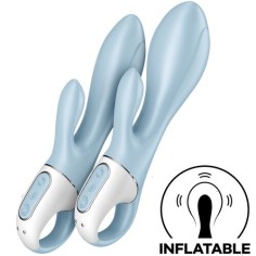 Satisfyer - Air pump bunny 1 - Rabbit  gonflable - Bleu 2
