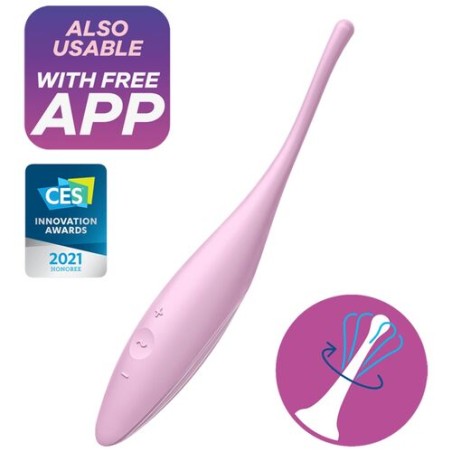 Satisfyer - Twirling joy - Stimulation des zones érogènes - Rose