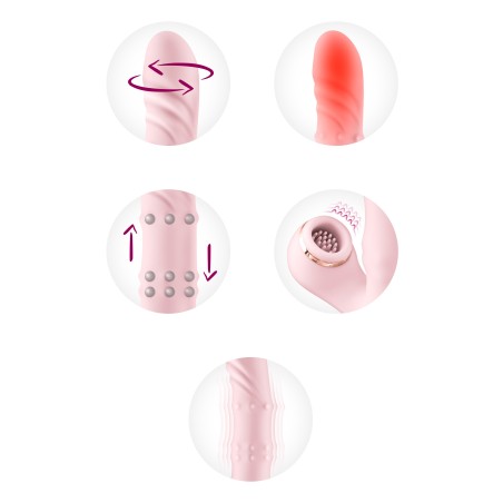 Yoba - Lively, vibromasseur rabbit 6-en-1