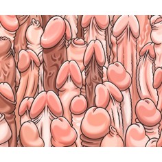 DIABLO PICANTE - TAPIS DE SOURIS COULEUR AVEC DESSIN DE PÉNI