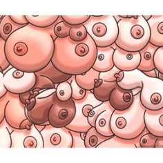 DIABLO PICANTE - TAPIS DE SOURIS COULEUR AVEC DESSIN DE PÉNI