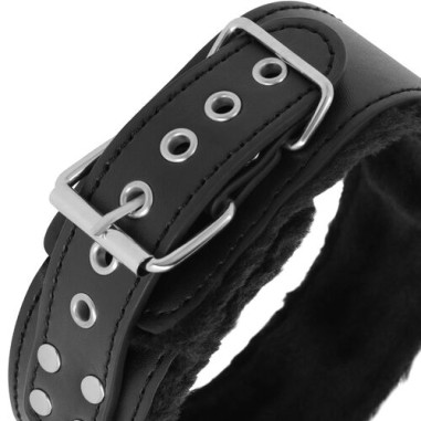Darkness - Collier doublé avec laisse