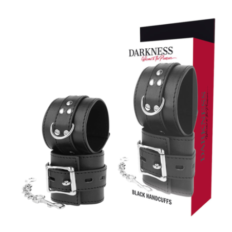 Darkness - Menottes en simili cuir